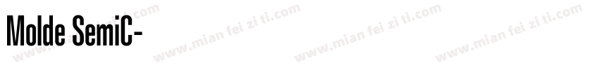 Molde SemiC字体转换